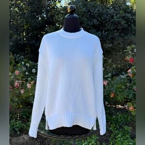 NWT Daily/Ritual crewneck cotton knit sweater - size L